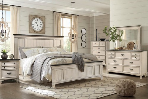 New two tone white - two-tone, king