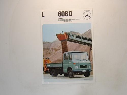 Mercedes benz 608d tipper - mercedes-benz,