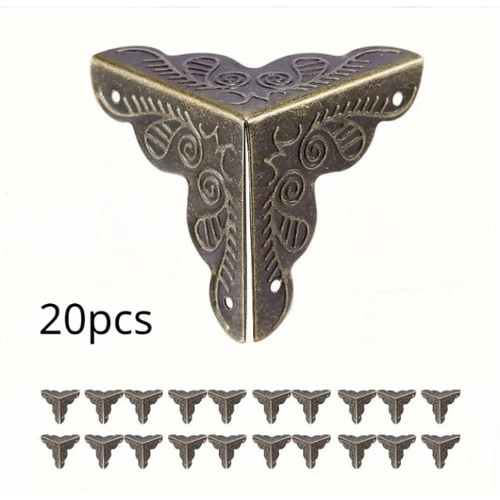 20x antique brass - 20x, flower