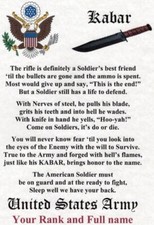 Kabar United States Army