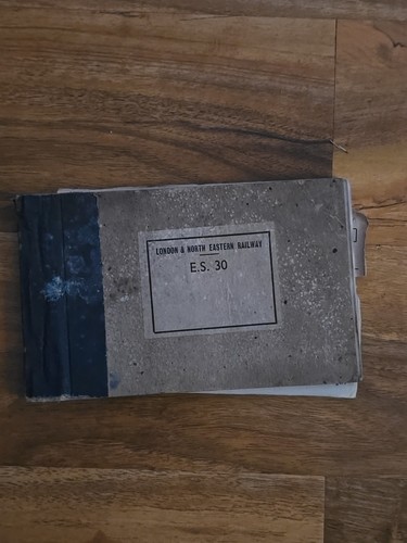 Lner ganger materials book - ganger’s,