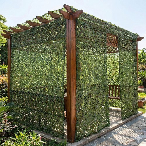 Fake leaf garden screening - garden,