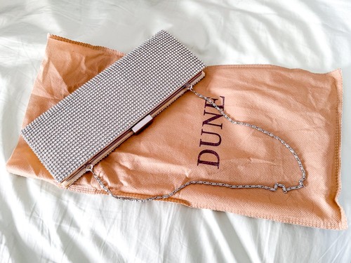 Dune diamante crystal clutch