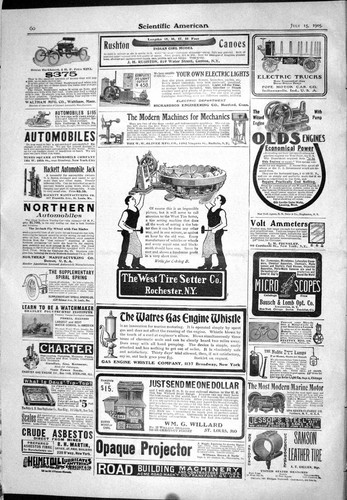 Antique old print 1905 - antique,