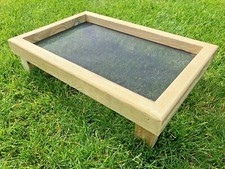 Wooden Bird Feeder Tray, Extra Strong Micromesh Wild Bird Ground Feeding Table.