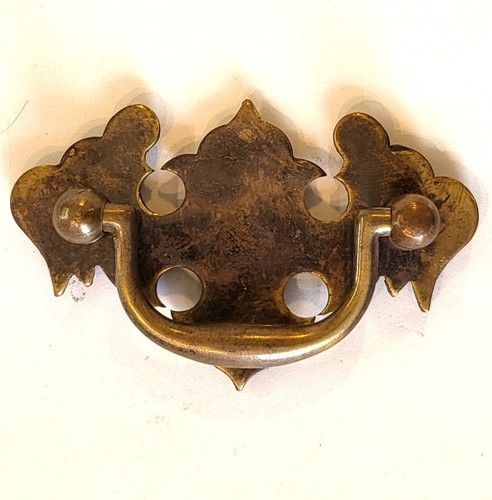 Solid brass plate handle - , pull