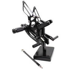 Black CNC Motorcycle Rearset Foot Pegs Rear set Fit For 2004-2006 Kawasaki Z750