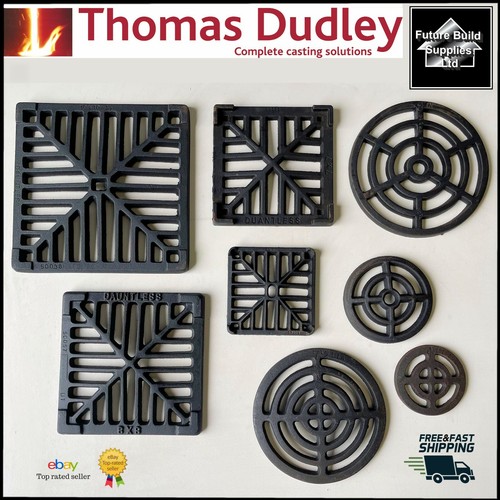 Square dish round cast iron - round,