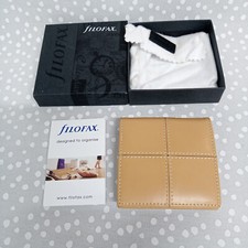 Filofax Vienna Coin Purse Tan Italian Leather