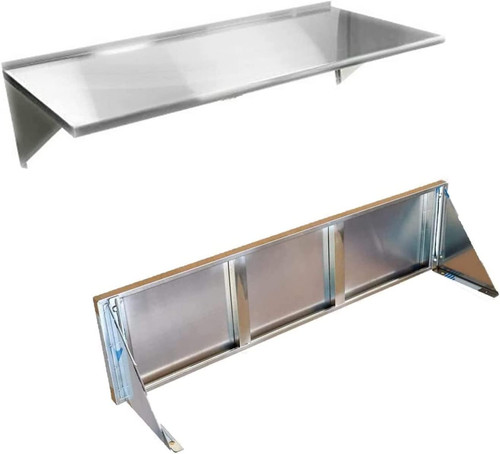120x30cm stainless steel wall - 120x30cm,