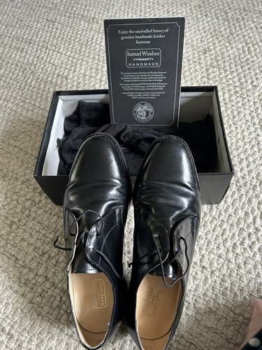 Samuel windsor black brogue - black,