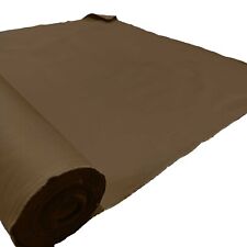 TAN 14OZ 150CM COTTON CANVAS WATERPROOF FABRIC Heavy Outdoor Tarpaulins Covers 