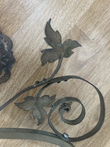 Set vintage brass wall - set, 4