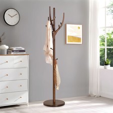 Solid Wood Coat Stand Heavy