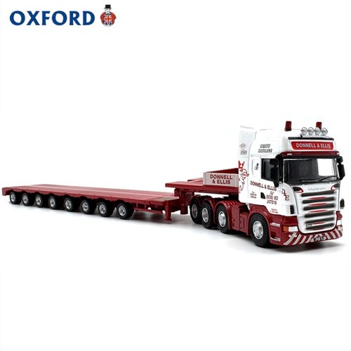 White scania r580 semi - 1:76,