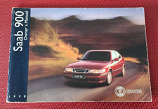 1998 SAAB 900 OWNER'S MANUAL Car Automobile Specs English 192 pages SWEDEN