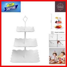 Beautiful 3-Tier Square Cake