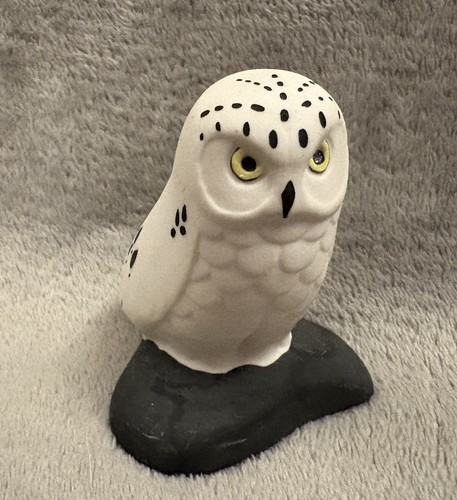 Snowy owl highbank porcelain - snowy,