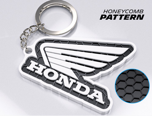 Honda style keyring keychain - honda,