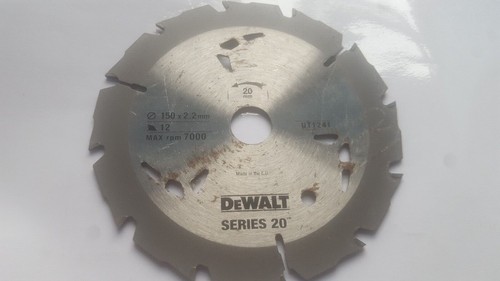 Dewalt 150mm 12tct 20mm bore - 12tct,
