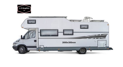 Motorhome graphics stripes - graphics,