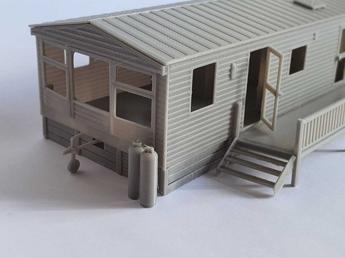 Model railway building static - railway,