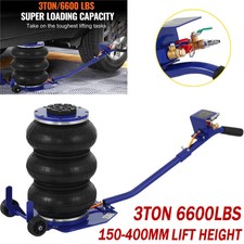 Pneumatic Triple Air Bag Jack Pneumatic Jack 6600 lbs Quick Lift 3Ton Heavy Duty