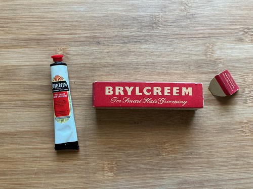 Vintage brylcreem 5oz tube - brylcreem, .5oz