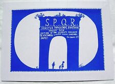 ✨😍ROB RYAN ORIGINAL LIMITED EDITION SCREEN PRINT BLUE LARGE TATE GALLERY V&A✨😍