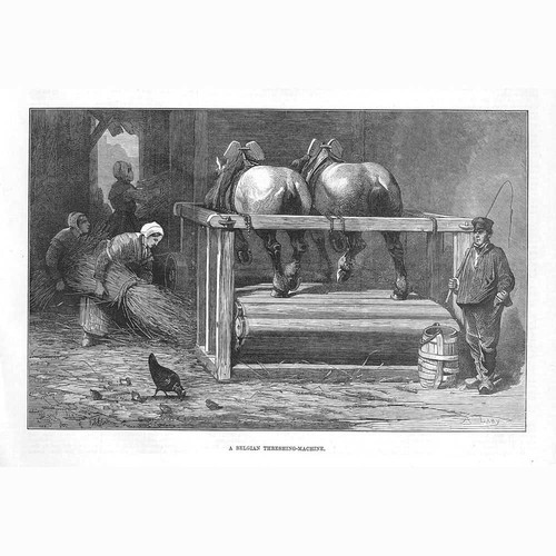 Belgium belgian threshing - a,