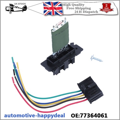 Heater blower resistor - blower, +