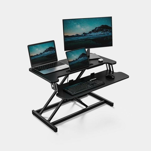 Vonhaus black standing - vonhaus, desk