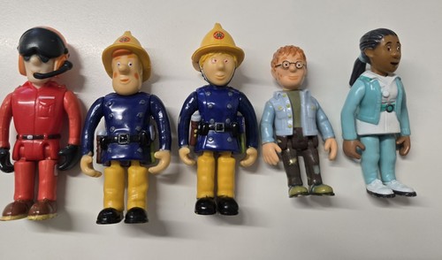 Fireman sam figures bundle 5 - sam, x