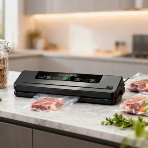 Vacuum food sealer automatic - food,