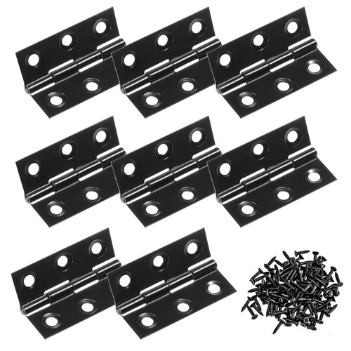 Black small butt hinges - small,