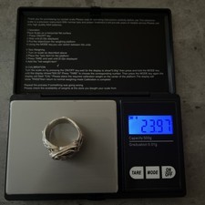 Chunky Solid Silver Saddle