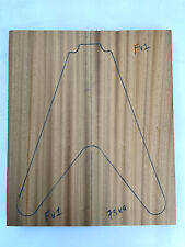 AFRICAN WALNUT two-piece Flying V guitar body set 565 x 482 x 46mm FV1