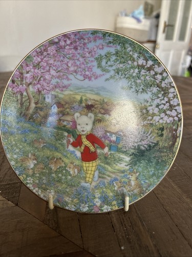 Rupert bear plate - rupert, hamilton