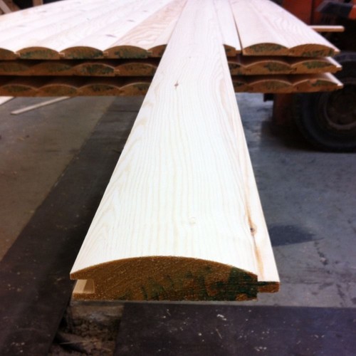 Loglap cladding pine - cladding, timber