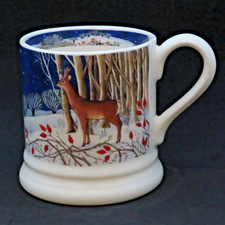 Emma Bridgewater 1/2 Half Pint Mug Winter Animals at Night - Deer