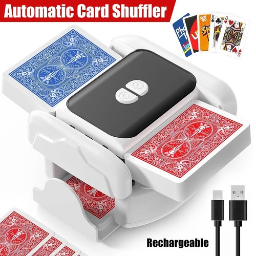 Automatic card shuffler - card,