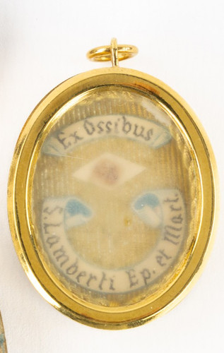 Antique relic reliquary box - reliquary, of