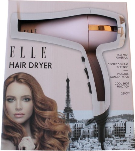 Elle hair dryer pink - dryer,