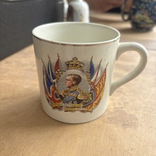 VINTAGE COMERATIVE ROYAL MUG EDWARD VIII  CROWNED  MAY 12th  1937 MUG ENGLAND 