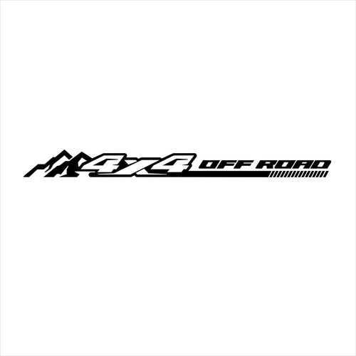 Mountains offroad sticker - mountains,