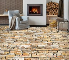 3D Yellow Brick Wall 2985