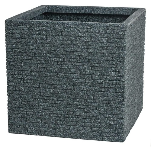 Strata slate square planter - strata,