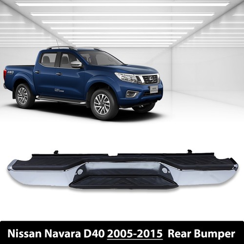 Rear chrome plated bumper with - rear,