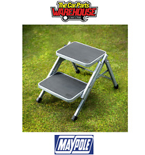 MP5384 Foldable Steel Double Step Caravan Motorhome Campervan Static Mobile home