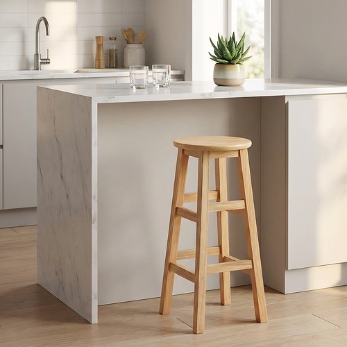 Wooden bar stool - bar, kitchen